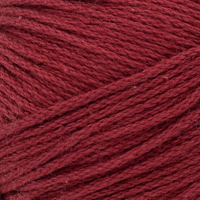 Lion Brand 24/7 Cotton 148 Burgundy. Mercerized Cotton